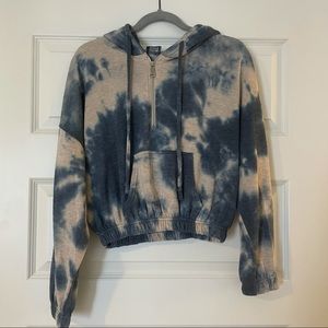 NEELY Blue Tie Dye Sweatsuit TOP AND BOTTOMS